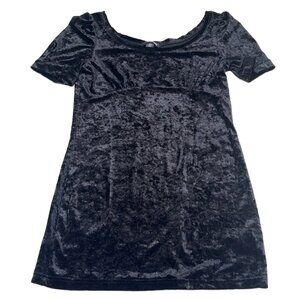 ❤️ H&M Short Sleeve Velvet Dress Size Medium